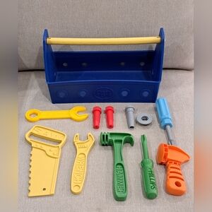 Green Toys Tool Box With Mixed Lot Of Tools